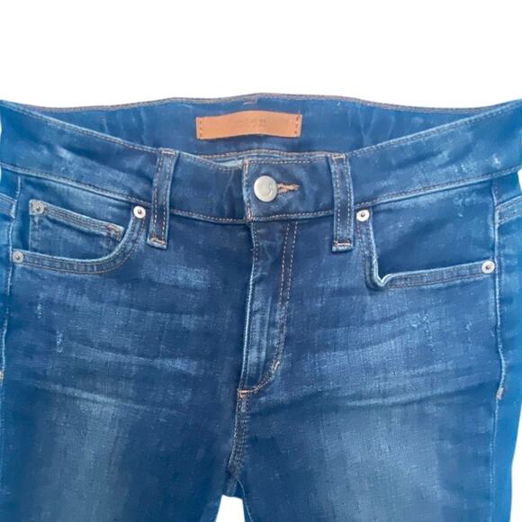 Joe’s Jeans The Icon Mid Rise Skinny Jeans Women’s W26 Dark Wash Stretch Denim - Picture 4 of 8